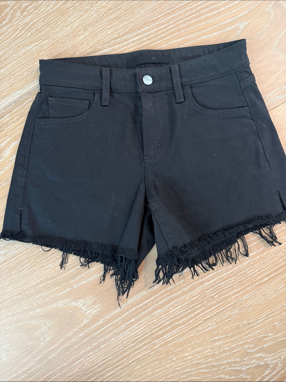 Joes The Ozzie 4” cut off Black Frayed Women's Denim Shorts Size 24